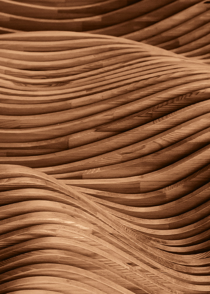 Canvastavla - Wooden Shapes (70X100)