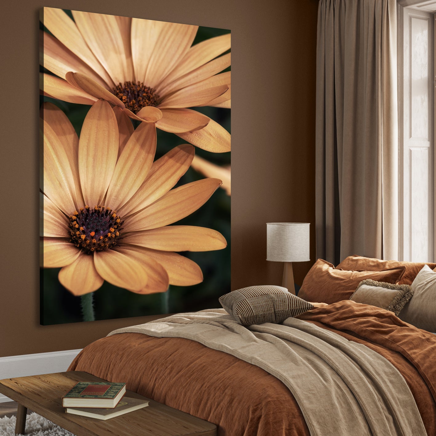 Canvastavla - Marguerite Blossoms